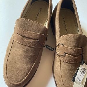 Tan suede loafers banana republic 10